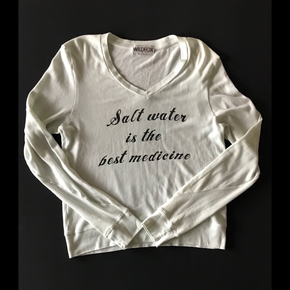 Wildfox Oversized Long sleeve Beach Jumper